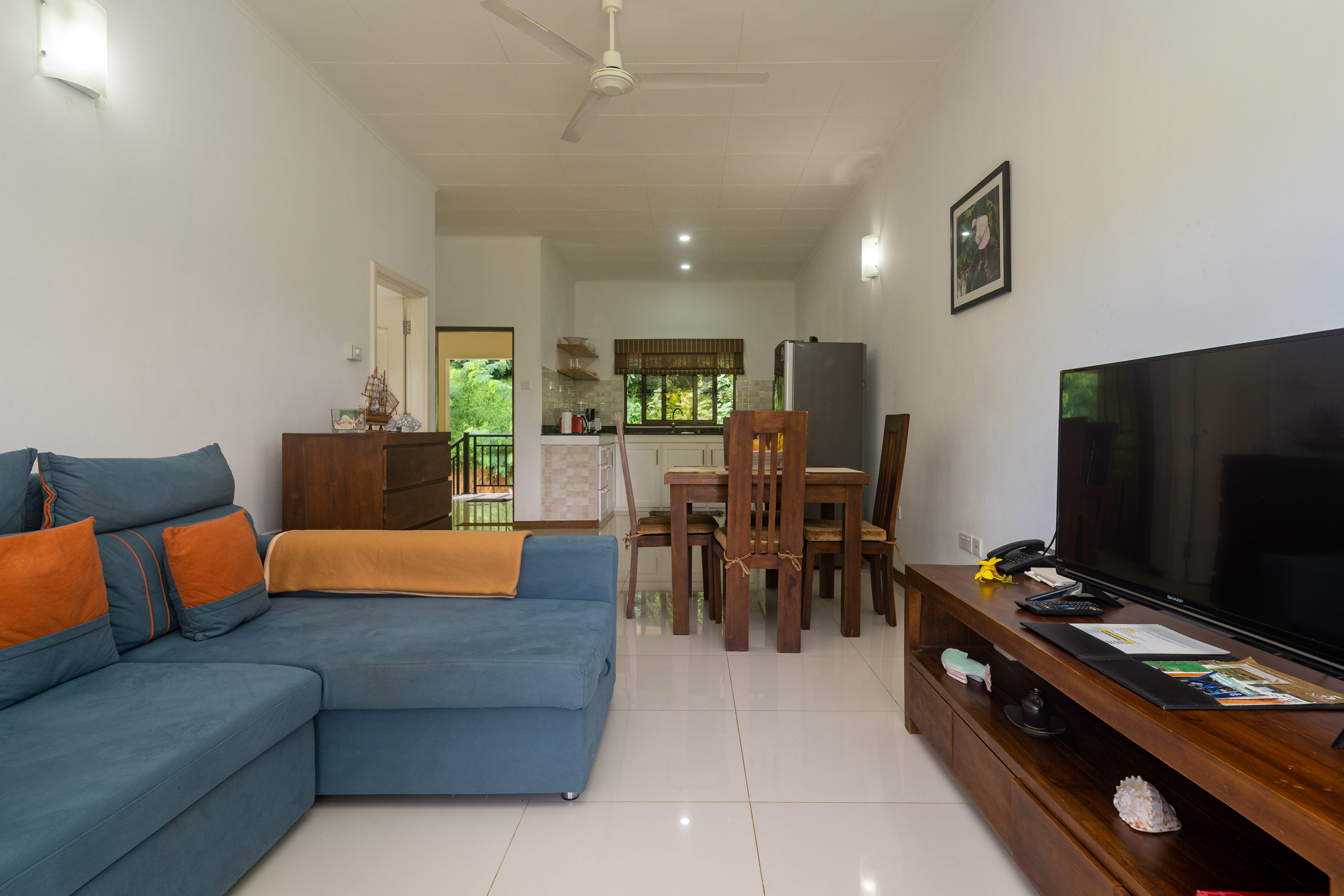 Living room Kanasuk Self Catering Apartments