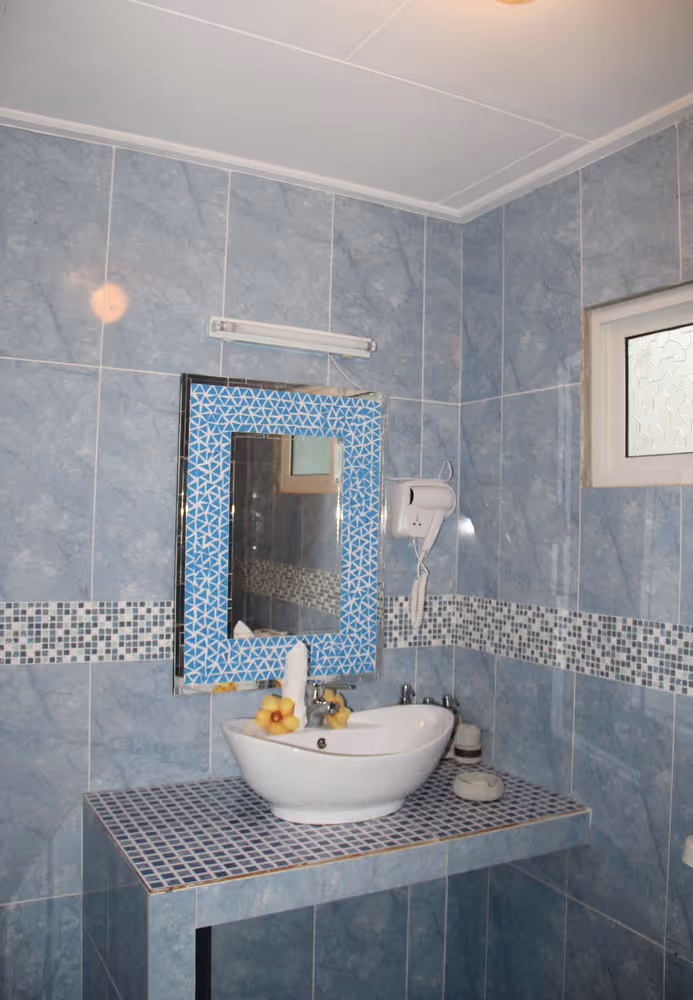 Family room bathroom