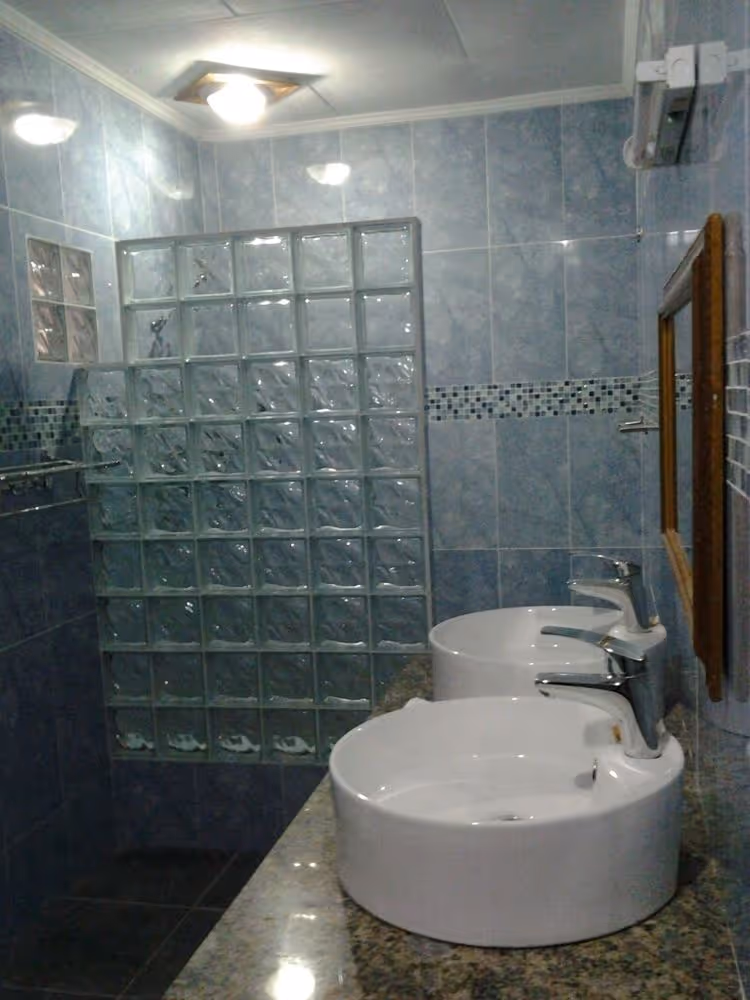 Family room bathroom